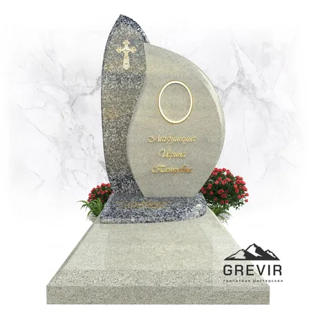 Памятник из гранита Покост и Мансуровский gr1042