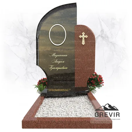 Памятник из гранита Дымовский и Лезники gr1051