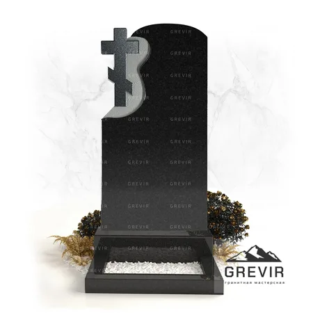 Гранитный памятник с крестом gr904