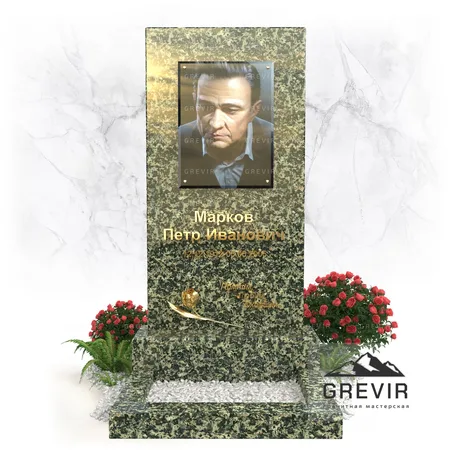 Памятник из цветного гранита Луковецкий gr968