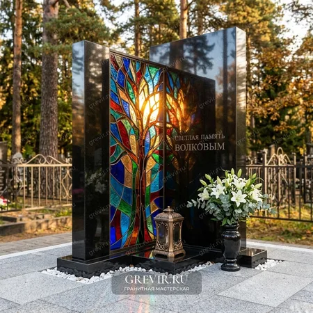 Мемориал "Свет Памяти" с витражным панно