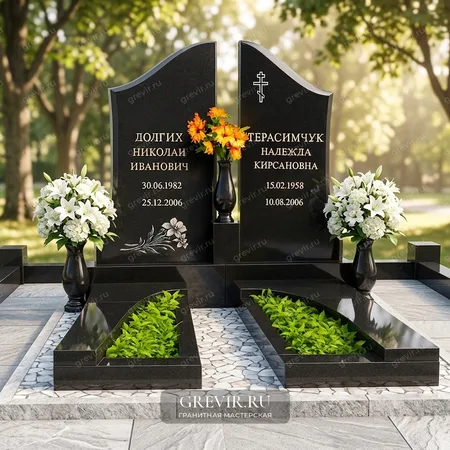 Надгробный комплекс мемориал с надгробкой 65033