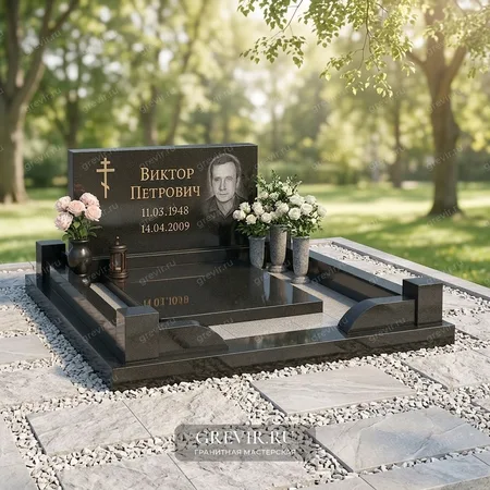 Гранитный комплекс на могилу gr1081